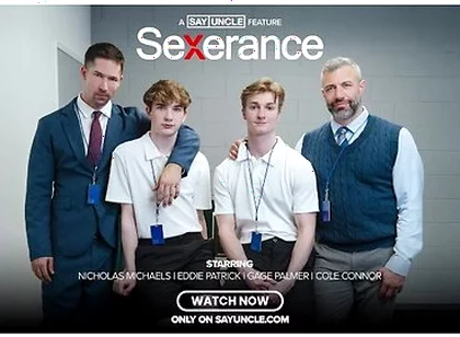 Cole Conners And Gage Palmer In Gay Porn Parodyseverance Sexerance Bubble Butt Twink Takes First Dick For Stepdaddy (free Sfw)