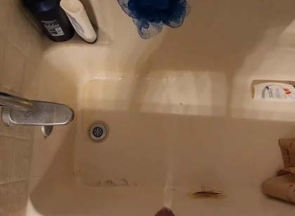 Pissing in the Tub.