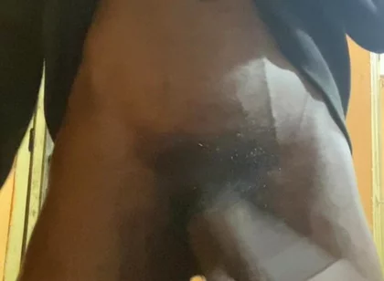 Thug with BBC Beating His Meat