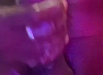 Stroking My Big Black Cock Massive Cumshot