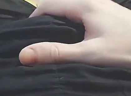 Jerking off in Shorts - Large Dried Stains of Cum All Over My Body