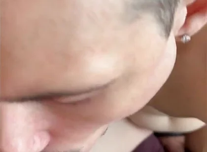 Curious Technician Comes Back on His Break for Blowjob, Fingering and Rimming Fun