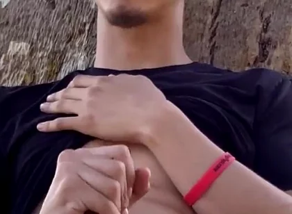 Skinny Big Dick Uncut Twink Public Sex Caught Big Load!