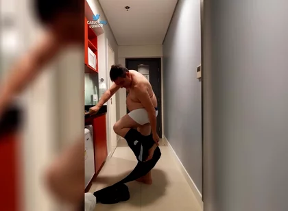 Hot Daddy Getting Naked