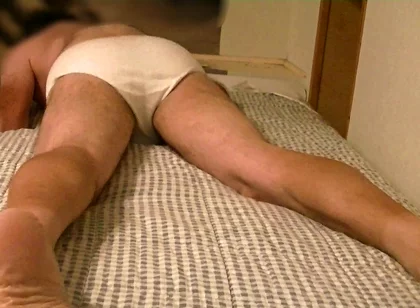 Panty Hump Masturbation in Bed
