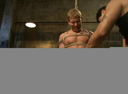 Captured Dock Worker Gets Jacked up by Two Perverts
