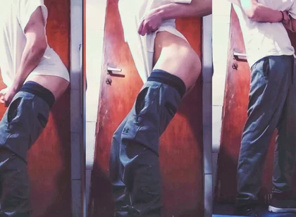 18 Year Old in College Bathroom