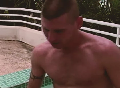 Gay Island Scene-4_gay Anal Threesome in the Pool with a Latino Friend