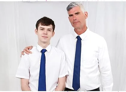 President Oaks And Dakota Lovell - Big Cock Priest Pounds Teen 18+ Sinner Bareback In His Office After Confession