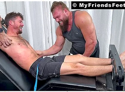 Bound Blake Star Laughs While Being Tickled Hard By Girth