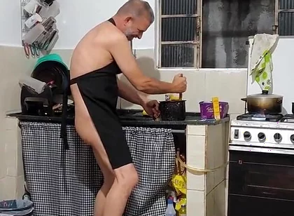 Hot Mature Man Showing off Naked
