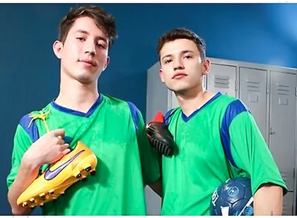 Teammates Jake Lotti & Loick Gauthier Get Wild In The Locker Room After Sweaty Workout