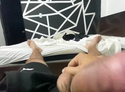 My Stepmother Interrupts Me While I'm Masturbating in My Room.