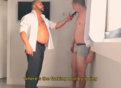 Bearzinho Black - the Debt Collector’s Bondage Interrogation