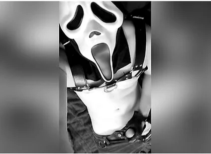Ghost Face Jerks Off Onto Your Face