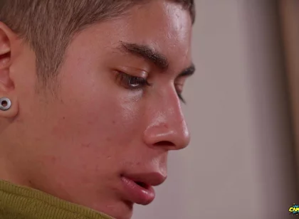 Hot Skinny Twink Jerking His Big Dick Until He Shoots a Big Thick Cum Load
