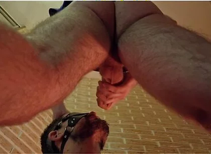 Man Fucks His Roommate In The Mouth Pisses On His Face Worships Feet And Cum On Face. Homemade Porn