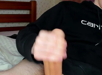 Alone in Dorm 18yo Edges to Shaking Orgasm
