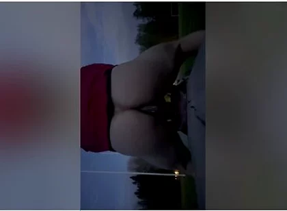 !risky Dildo Ride At Public Football Field Pt2!