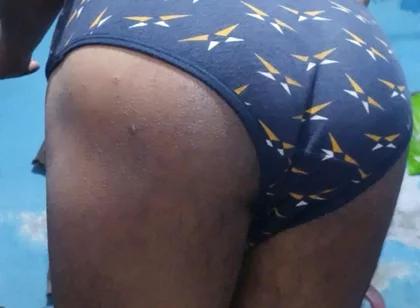 Horny Indian Femboy Wearing His Step Sister's Bra and Panties