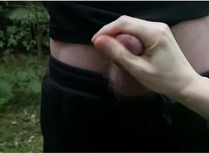 Mutual Handjob Outdoors