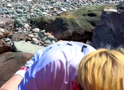 Persuaded a Straight Guy to Give a on the Beach