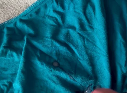 Cum on Wife’s Panties 3