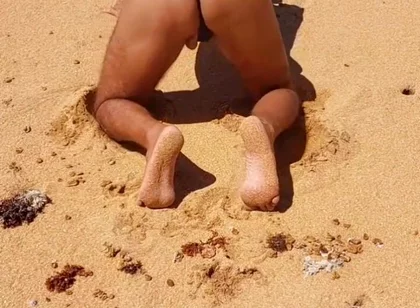 Ladysilva Shemale on the Beach What a Hot Ass in Bikini