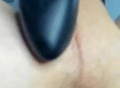 Young Boy Fucks Himself with All His Might with Huge Dildo