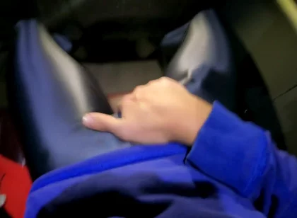 I Cum in Supertight Leggings on the Bus Getting Back From Training