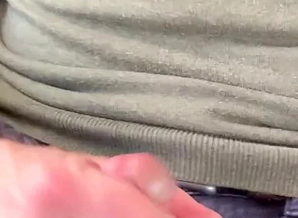 Jerking-off on the Train, Thick Cum