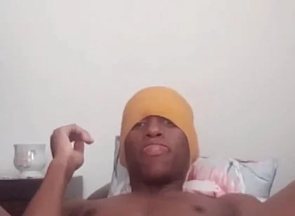 Rubbing My Cock and Showing My Feet.