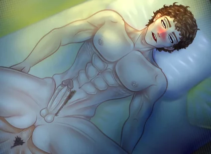 No Rush, Just Two of Us. _ Romantic Gay Couple Homemade Sex with Anal Creampie Cumshot in Ass