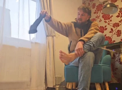 Sweaty Boot and Feet Worship After a Hards Day Work