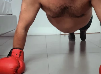 Bearzinho Black - POV Boxing Domination (hotel Roleplay)