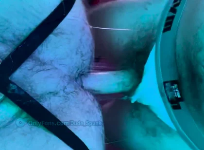 Hairy Cum Dump Jock Strap Bear Cub Gets Bred Raw & Bareback Rough & Hardcore in His Fat Gaping Ass Hole in the Sex Sling