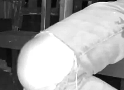 Amateur Boy Caught on Night Vision Cam Peeing Himself Sitting at the Garden Table (he Totally Wets His Pants) )