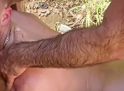 Flip Fuck on Heavy Equipment; Private Outdoor Release 22 Mins
