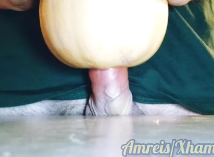 I Fucked the Pumpkin Again. I Couldn't Resist and Cummed in Her