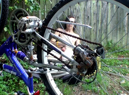 Outdoor jerking with str8 Sean
