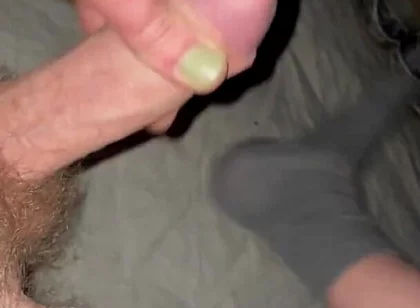 Jerked off in My Tent