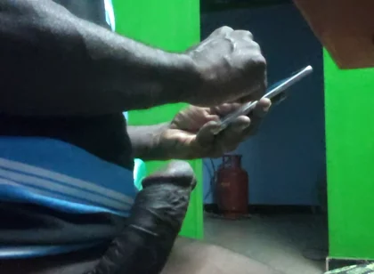 Indian Tamil Mature Man Mastrubation on the Chair