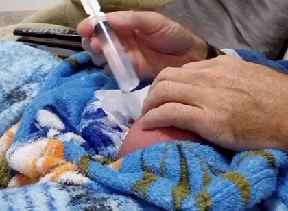 60cc Saline Injection in Each Egg