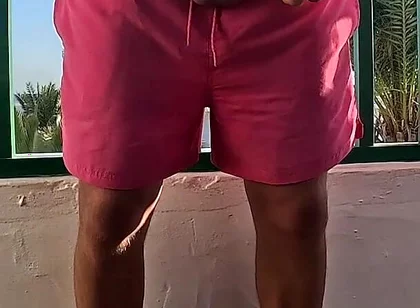 Peeing on the Balcony on Holiday
