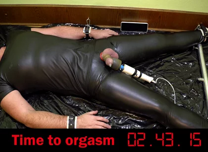 Fixated and Milked in a Condom to the Last Drop