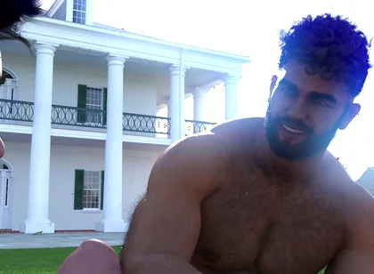Ethan Playing with Two Muscle Daddies