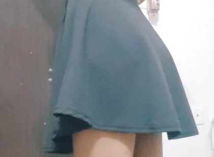 Sissy Femboy Strokes Her Cock