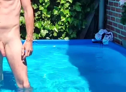 In Swimming Pool Fully Naked