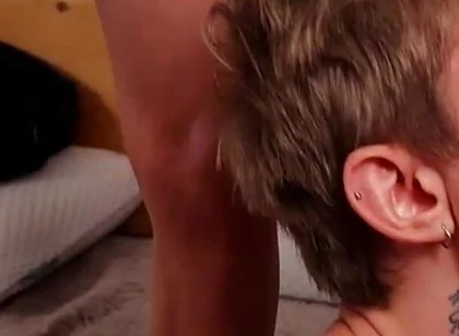 Friend Offer to Fuck Cute Stepbrother, Two Guys with Big Cocks Fuck Cute Guy's Tight Asshole