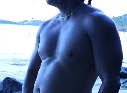 Morning Waves & Muscle Craves: Oceanfront Strip Tease